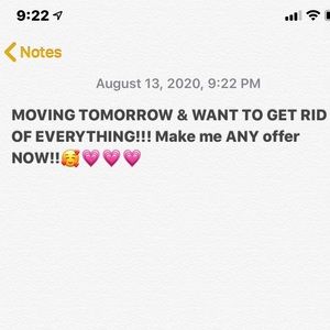 MAKE AN OFFER!!! Everything must go🌸